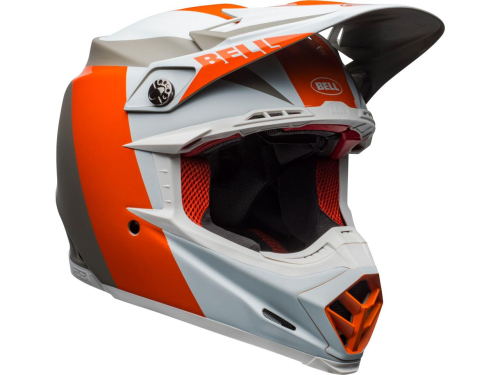 Casque Bell Moto-9 Flex Division White/Orange/Sand