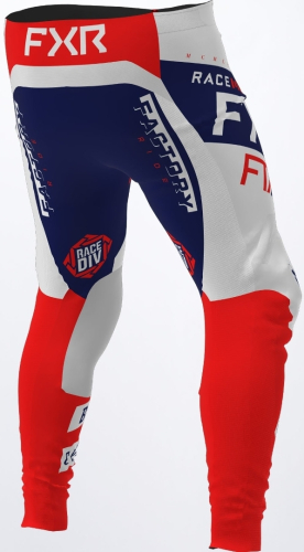 Pantalon FXR Podium Gladiator Blanc/Bleu/Rouge