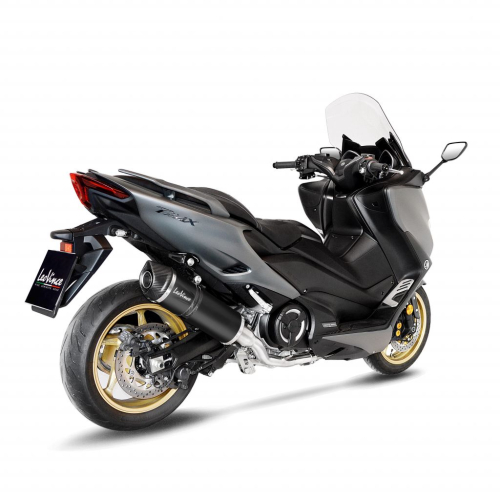 Ligne Léovince SBK ONE EVO Inox Noir Yamaha T-Max 530/560 17-21