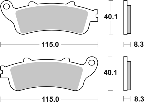 Plaquette 735 HF Street Standard Ceramic