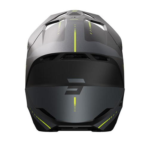 CASQUE SHOT FURIOUS PEAK GRIS NEON/JAUNE MAT