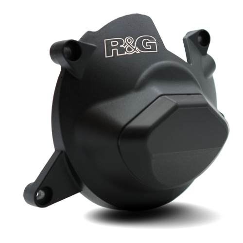 Couvre-carter gauche (alternateur) R&G RACING PRO noir  (2)