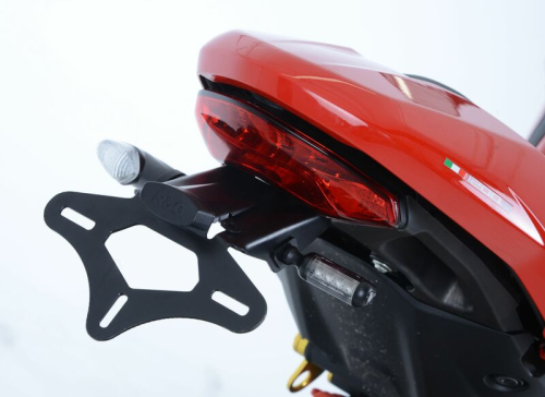 Support de plaque R&G RACING noir Ducati (1)