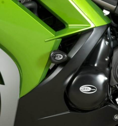 Tampons de protection R&G RACING Aero noir Kawasaki ER6-F