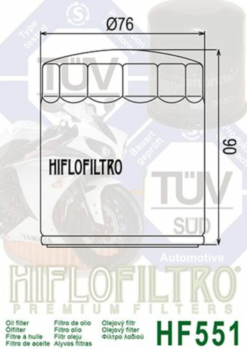 Filtre à huile HIFLOFILTRO - HF540