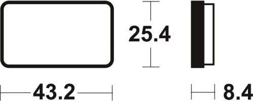 Plaquettes de frein TECNIUM MX/Quad métal fritté - MOA327