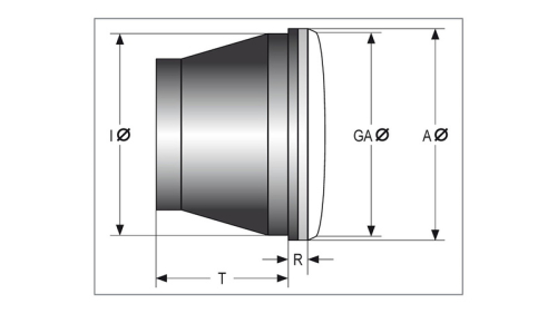 Insert de phare LED HIGHSIDER Type 3 - 7"