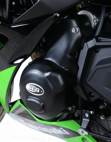 Couvre-carter gauche R&G RACING noir Kawasaki Z650