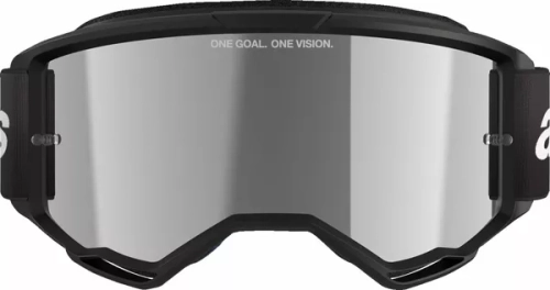 Masque Alpinestars Vision 3 Wordmark noir écra argent miroir