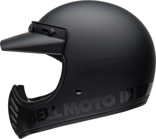 Casque BELL Moto-3 Classic - Blackout Mat/Brillant