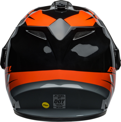 Casque BELL MX-9 Adventure MIPS - Alpine Gloss Black/Orange