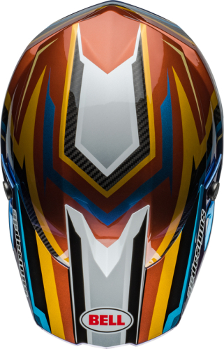 Casque BELL Moto-10 Spherical - Tomac Replica 24 Blanc/Or