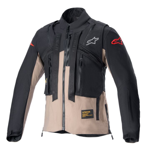 Veste ALPINESTARS Techdura Noir Rouge