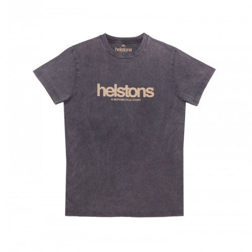 T-shirt Helstons Corporate Coton noir