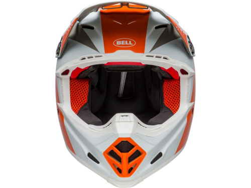 Casque Bell Moto-9 Flex Division White/Orange/Sand