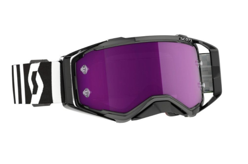 Masque Scott Prospect Racing Noir/Blanc Ecran Violet Chrome