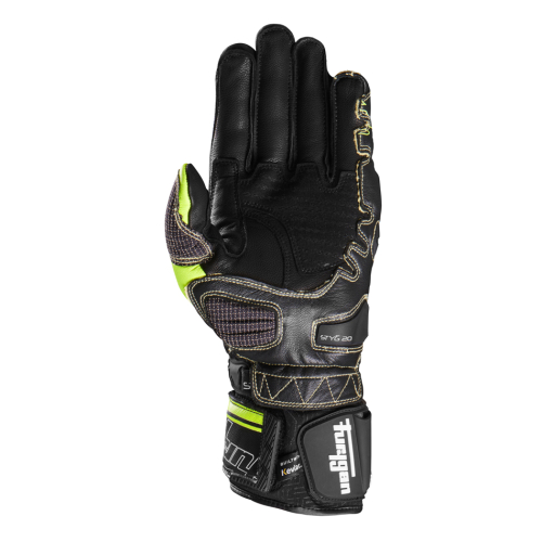 Gants Furygan STYG20 X KEVLAR Noir/ Jaune Fluo