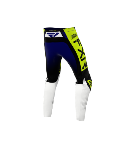 PANTALON  FXR CLUTCH PRO JAUNE BLEU 23