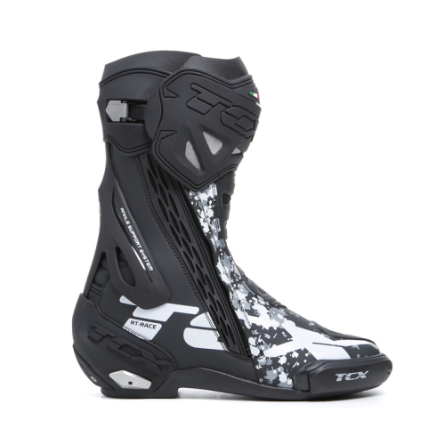 Bottes TCX RT-RACE Noir/Blanc/Gris