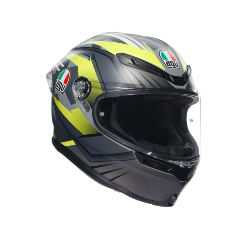 Casque AGV K6 S Excite Mat Camo/Jaune Fluo