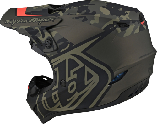 Casque Troy Lee Designs GP Overload Camo Vert/Gris