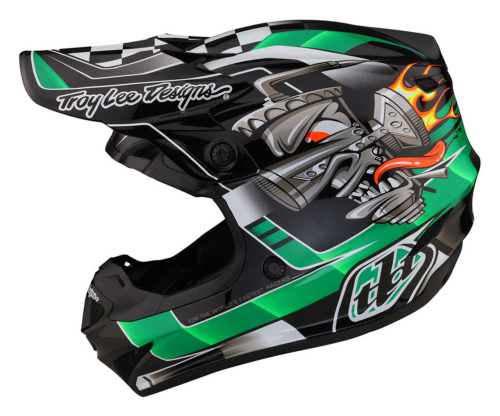 Casque Troy Lee Designs SE4 Carb Vert