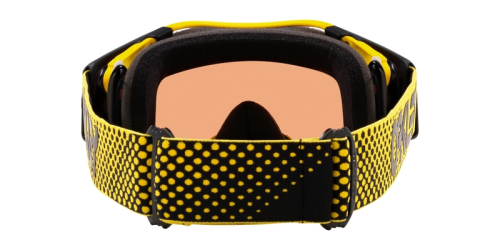 Masque OAKLEY Airbrake MX Jaune B1B écran Prizm Bronze