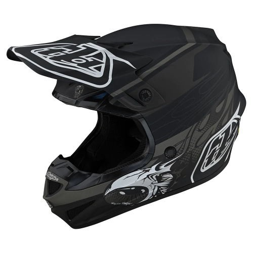 Casque Troy Lee Designs SE4 Skooly Noir