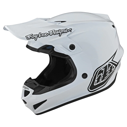 Casque Troy Lee Designs SE4 Mono Blanc