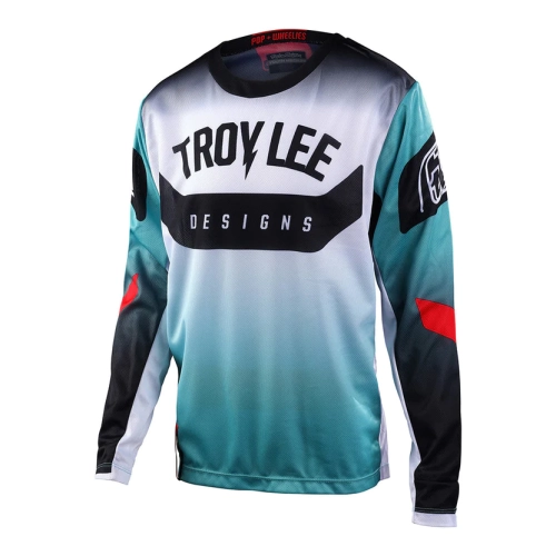 MAILLOT CROSS ENFANT TROY LEE DESIGNS GP ARC TURQUOISE