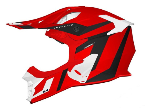 Casque UFO Intrepid rouge