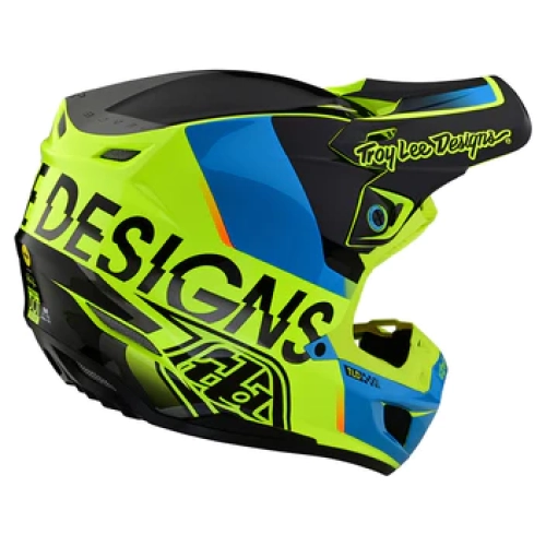 Casque Troy Lee Designs SE5 COMPOSITE QUALIDIER JAUNE