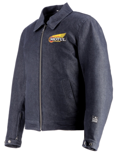 Blouson Helstons MECANIC Toile Coton Renforcée BLEU (MOTUL)