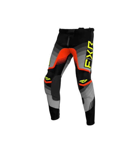 PANTALON FXR CLUTCH PRO GRIS/ROUGE (1)