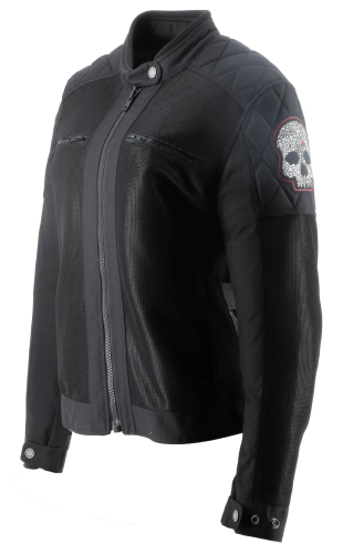 Blouson Helstons WIDOW AIR Tissu MESH NOIR