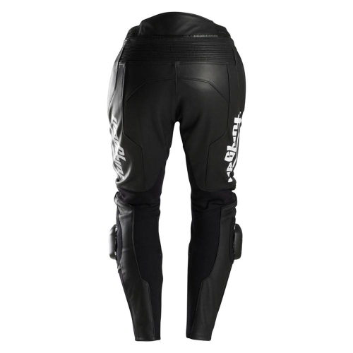 Pantalon cuir Furygan Drack Noir Blanc Blanc