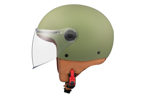 Casque Jet MT HELMETS STREET S SOLID A6 vert MATT