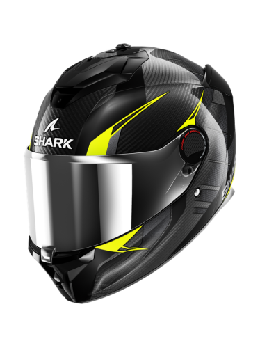 CASQUE SHARK SPARTAN GT PRO KULTRAM CARBON NOIR JAUNE