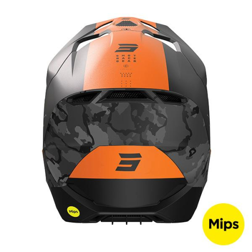 CASQUE SHOT RACE CAMO ORANGE MAT