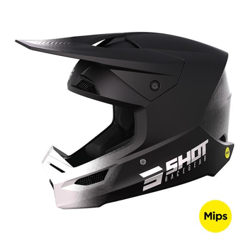 CASQUE SHOT RACE DRAW NOIR MAT