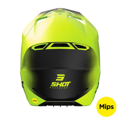 CASQUE SHOT RACE DRAW JAUNE MAT