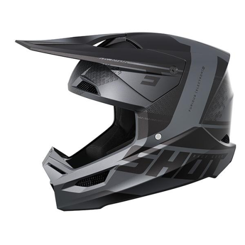 CASQUE SHOT FURIOUS ELECTRON NOIR MAT