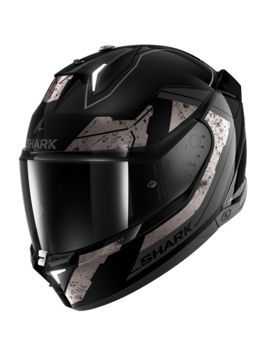 CASQUE SHARK SKWAL i3 RHAD NOIR  CHROM