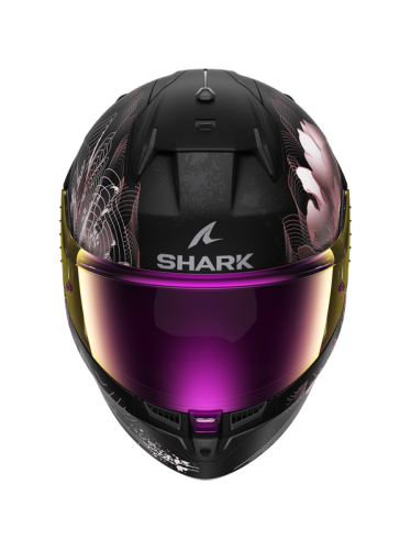 CASQUE SHARK D-SKWAL 3 MAYFER NOIR rose pâle