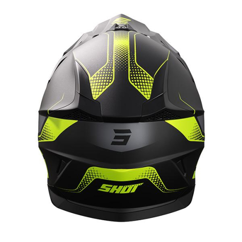 Casque Shot pulse edge néon jaune matt