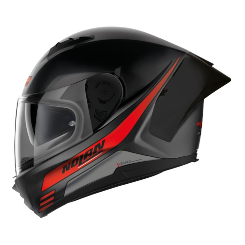 Casque Nolan N60-6 Sport Outset Noir Mat/Rouge