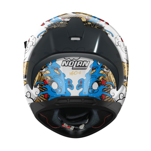 Casque Nolan N60-6 Sport Wyvern Bleu/Blanc/Or