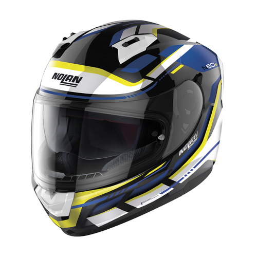 Casque Nolan N60-6 Lancer Noir/Bleu/Jaune/Blanc