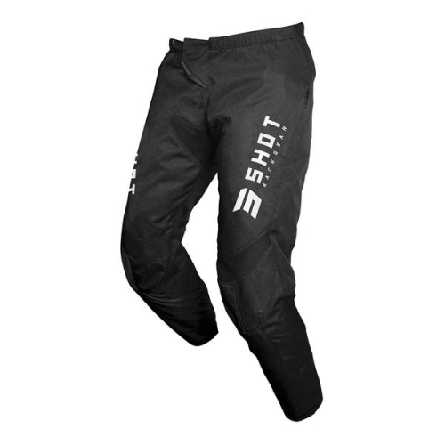 PANTALON SHOT CONTACT ZIP NOIR