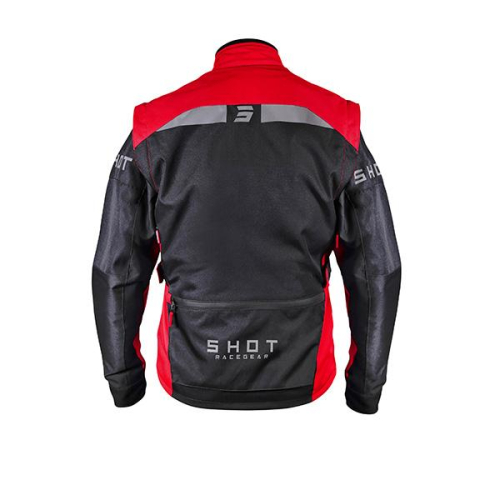 Veste enduro shot racetech noir/rouge